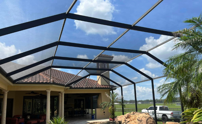 玻璃纤维泳池网及天井围栏