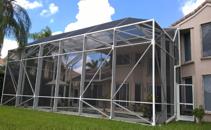 涤纶泳池网及天井围栏